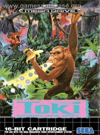 Cover Toki - Going Ape Spit for Genesis - Mega Drive